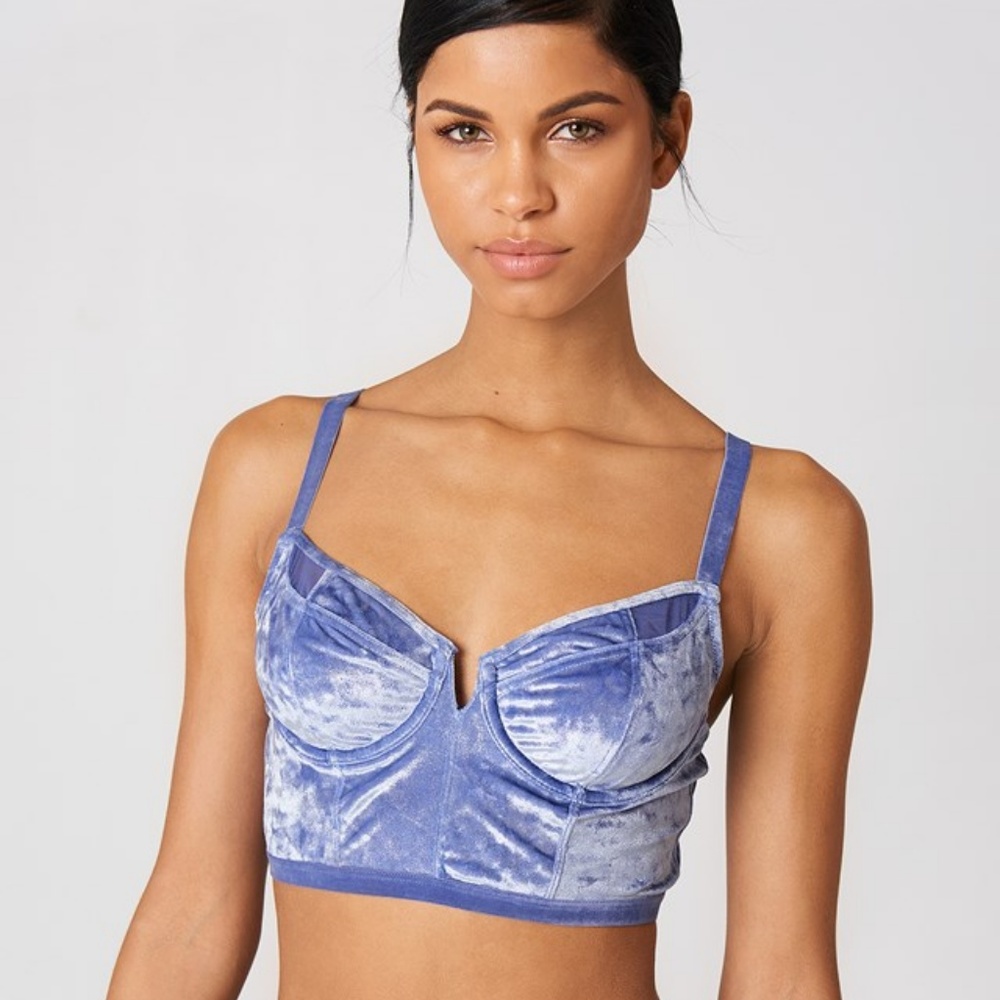 FP Festival Velvet Lavender Bra Top